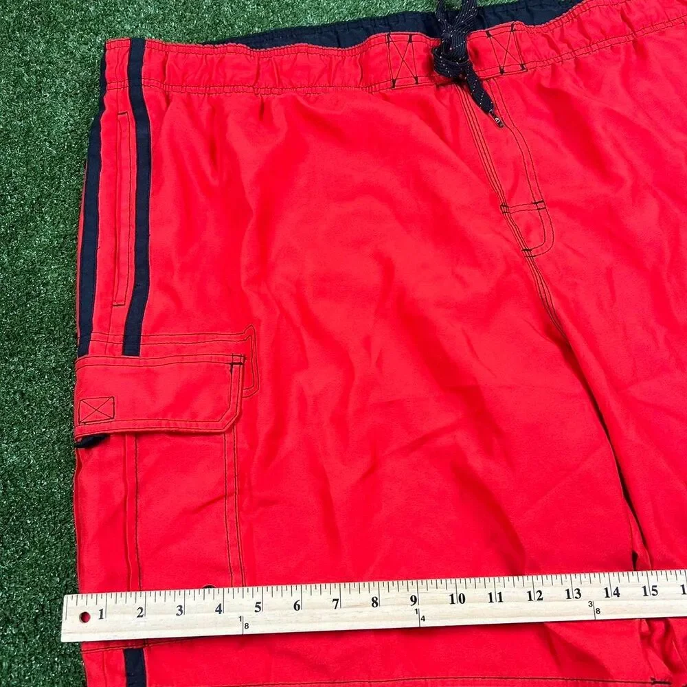 Ocean-pacific Men's Red Swim-briefs-shorts